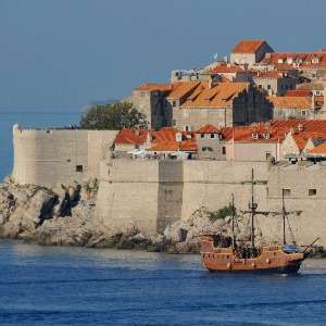 Dubrovnik city walls Croatia