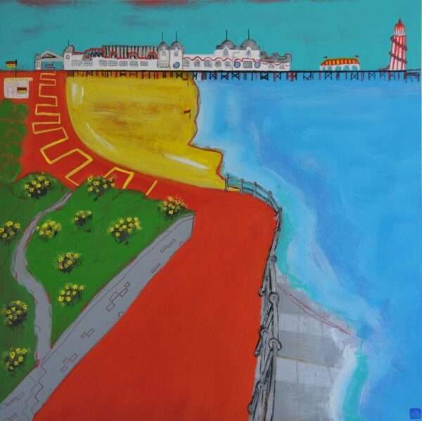 Southsea Beach painting