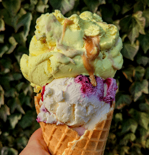Wallings ice cream sugar cone