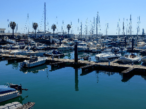 Marina de Cascais Restaurants and Shops and Boats