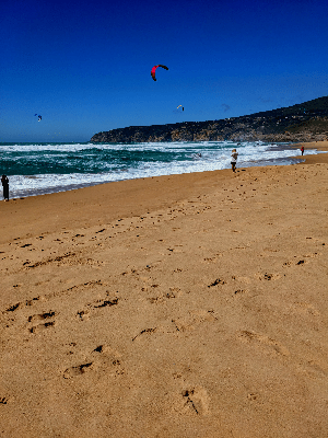 Praia do Guincho Kite surfer