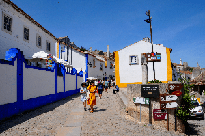 Entering Obidos Portugal