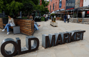 Old Market Hereford Sign