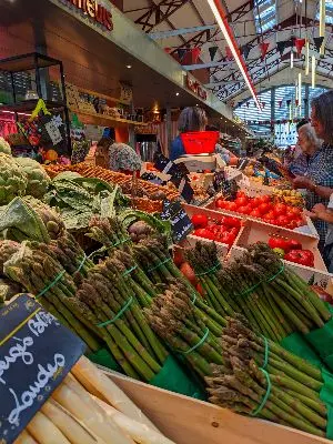 Fresh Produce at Halles de Biarritz