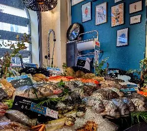 Ocean's Bounty Seafood Delights at Halles de Biarritz