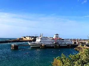 Bretagne ship by Brittany Ferries