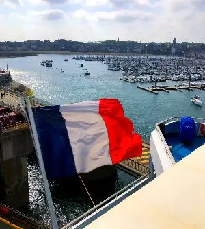 Departing Saint-Malo Port